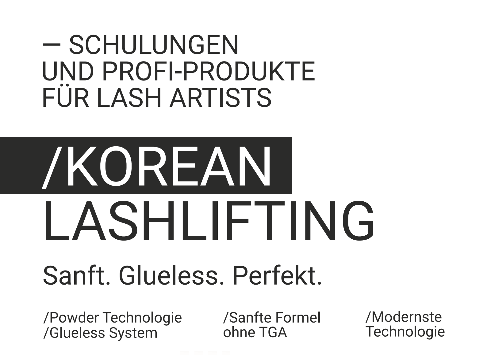 Korean & Powder Lash Lifting