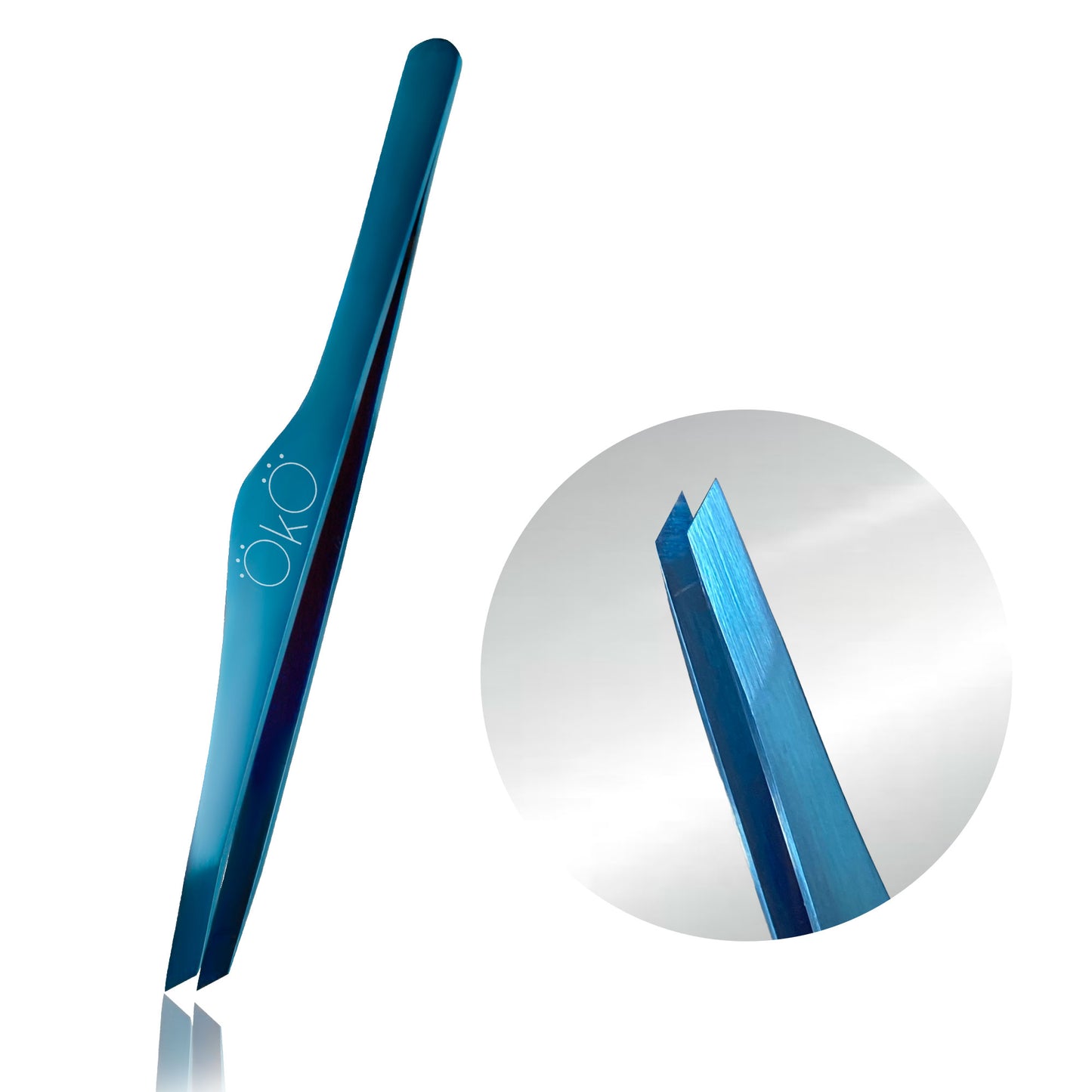 OkO lash&brow Pinzette BLUE MAGIC Premium. Limited Edition