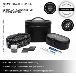 Robuste und geräumige Beauty Bag für Lash Lifting und Kosmetik mit Reißverschluss