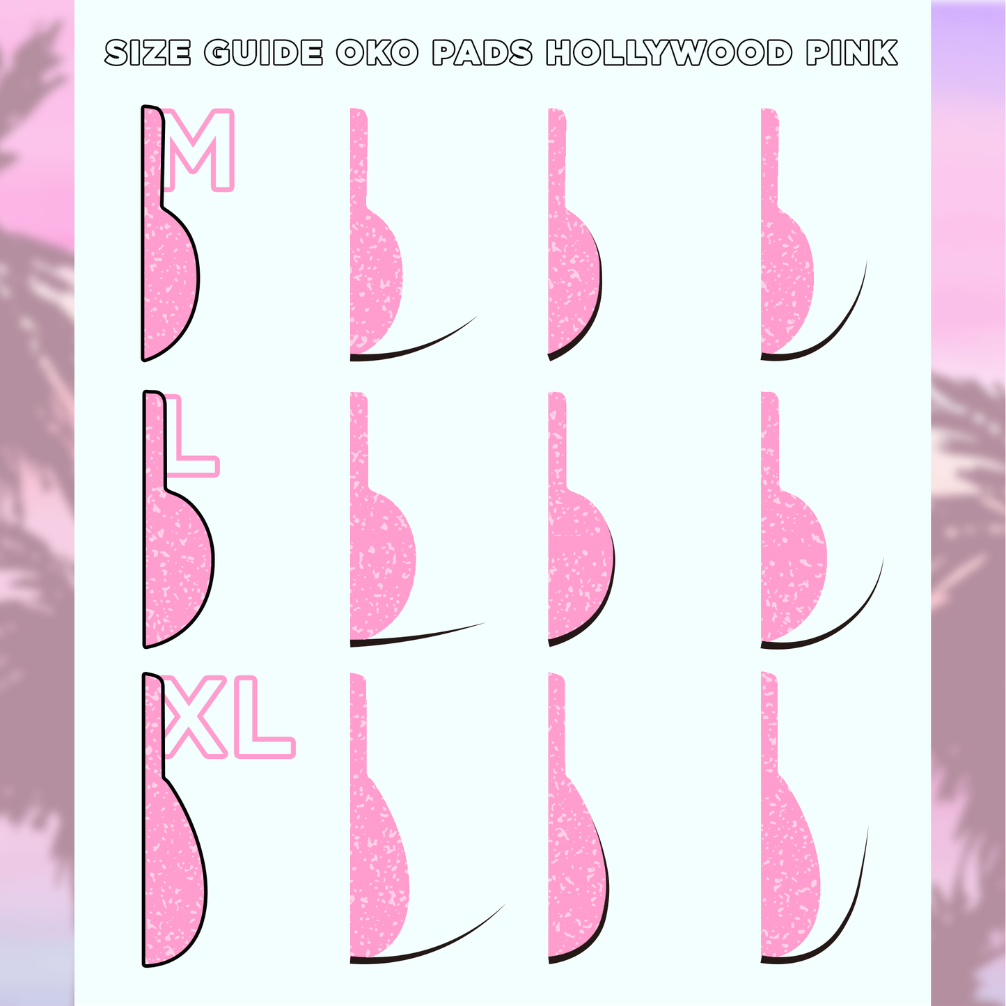 OkO lash&brow Lifting Pads Hollywood Pink