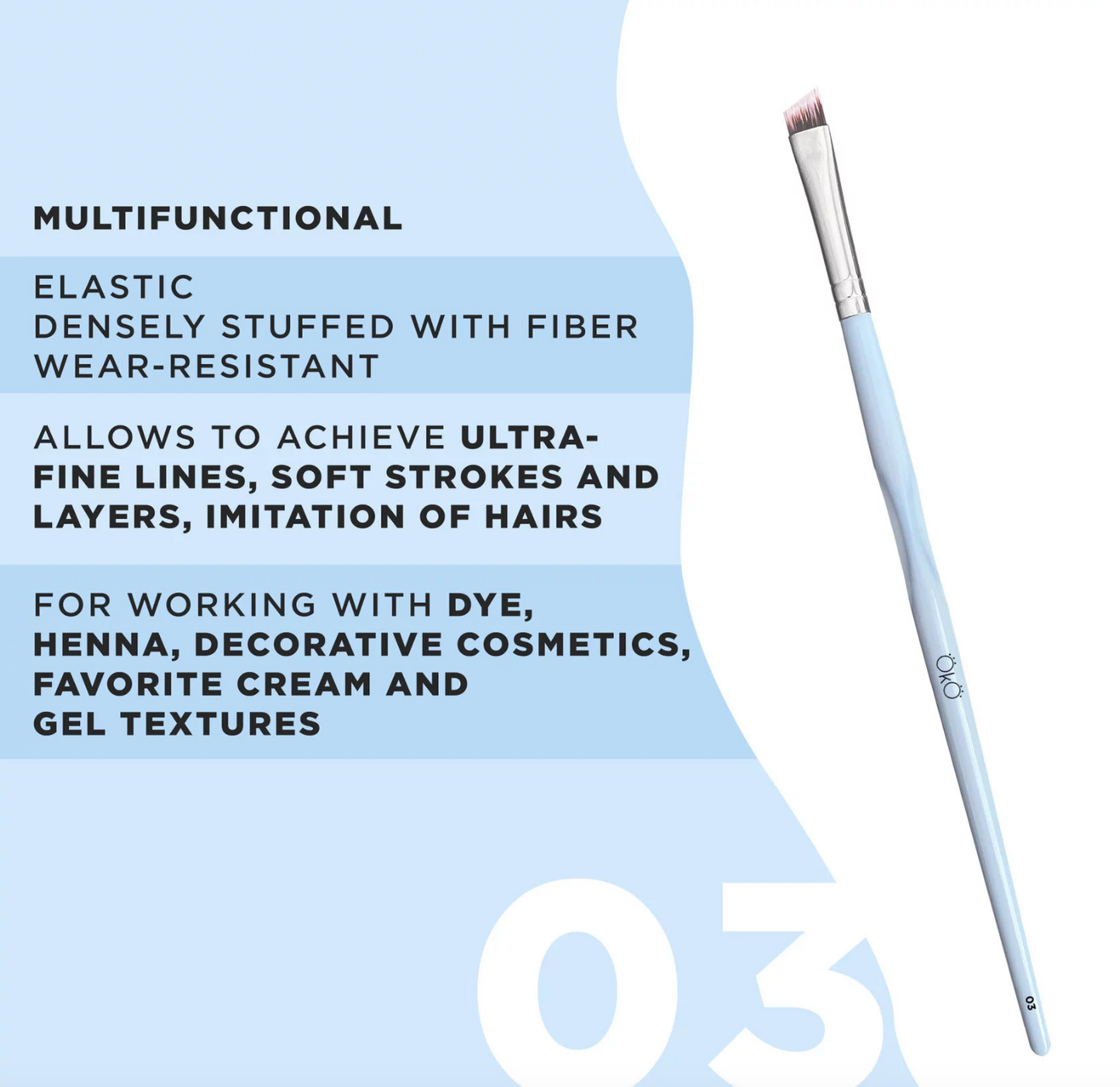 OkO lash&brow Pinsel 03