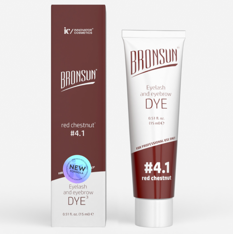 BRONSUN Gelfarbe Red Chestnut #4.1, 15 ml