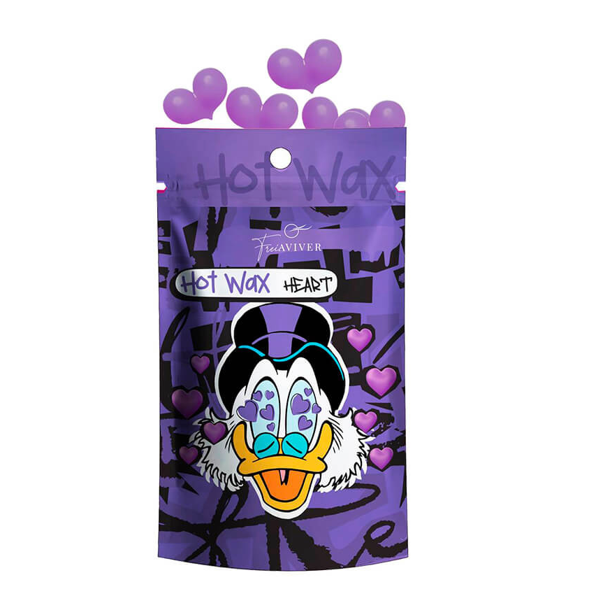 FreiAVIVER HOT WAX Herzen 100g violett