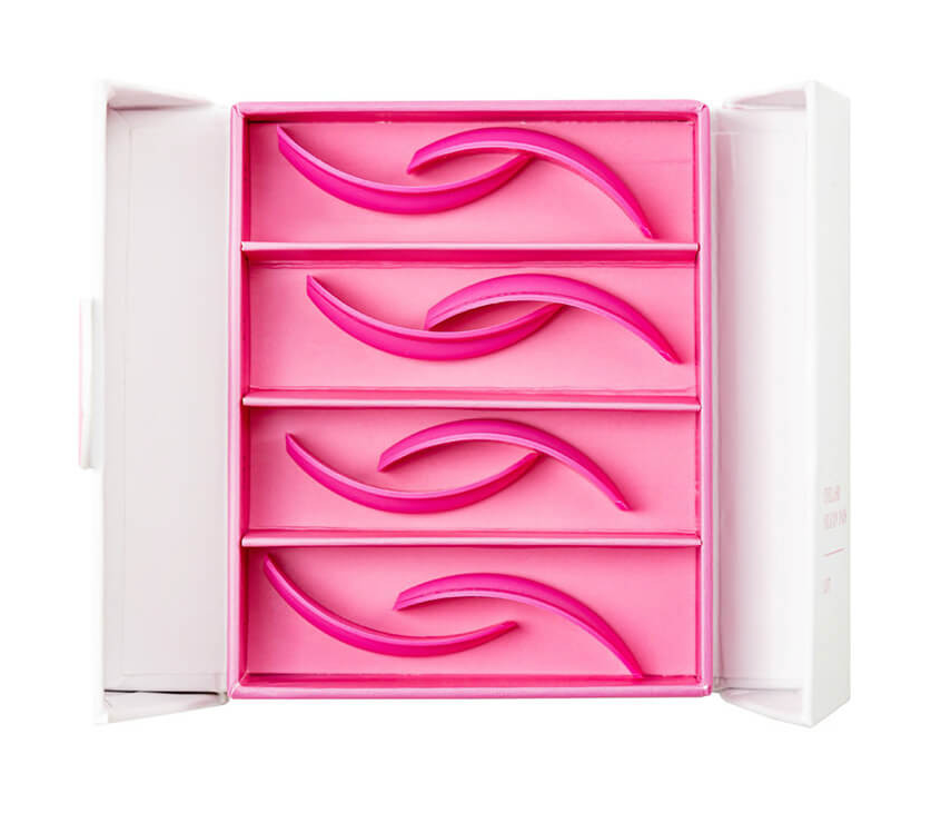 FreiAVIVER Silikonpads CURL- pink 4 paar