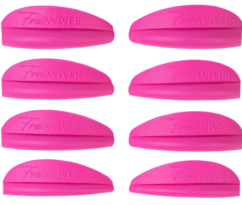 FreiAVIVER Silikonpads CURL- pink 4 paar