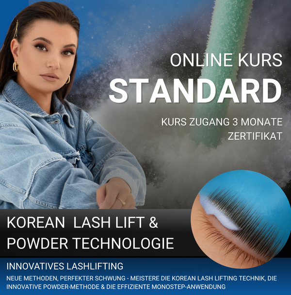 Korean Lash Lift Powder Technologie - ohne Live Coaching