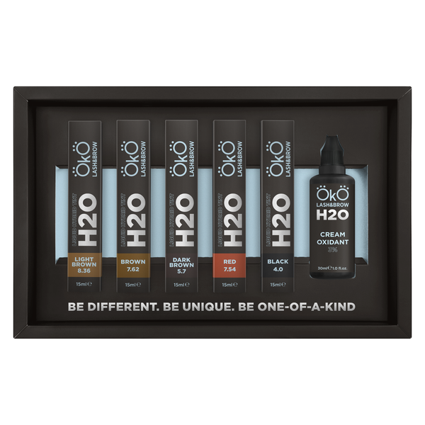 OkO lash&brow H2O Liquid Hybrid Farben Set
