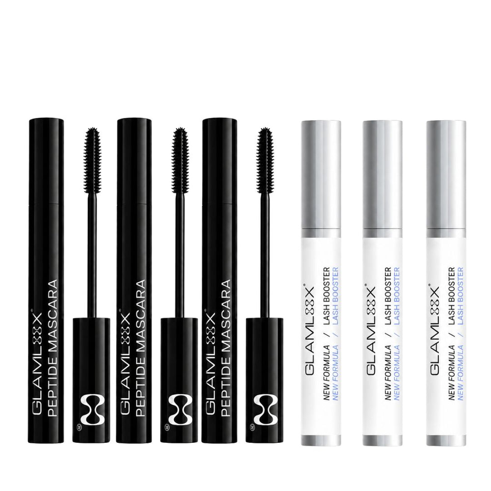 Partner LASH CARE DUO - 3x Wimpern Pflege Mascara - 3x Lash Booster Serum