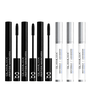 Partner LASH CARE DUO - 3x Wimpern Pflege Mascara - 3x Lash Booster Serum