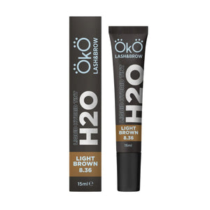 OkO lash&brow Liquid Hybrid tint H2O LIGHT BROWN