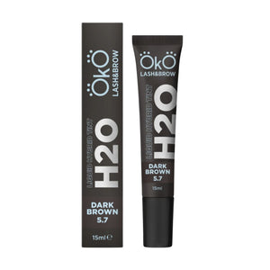 OkO lash&brow Liquid Hybrid tint H2O DARK BROWN