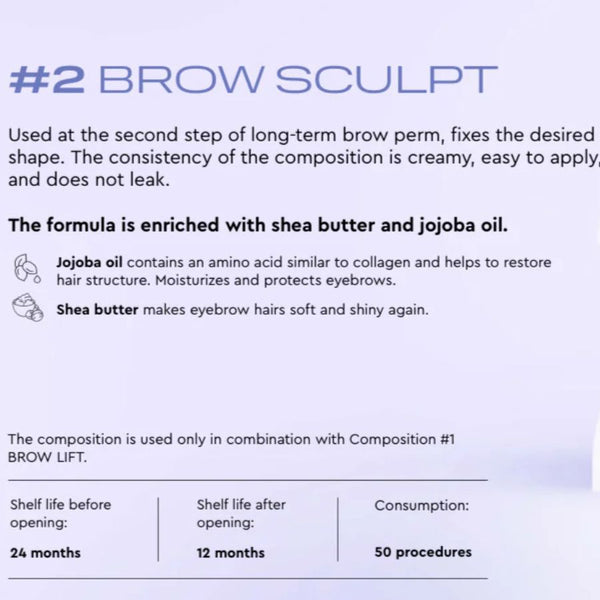 Augenbrauen Lifting Set von BRONSUN® - BROW PERM HOME SET 3 x 2ml