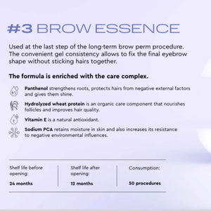 Augenbrauen Lifting Set von BRONSUN® - BROW PERM HOME SET 3 x 2ml