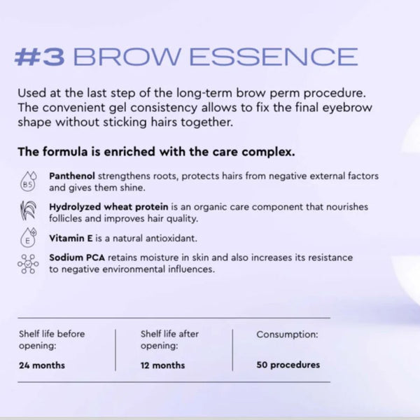 Augenbrauen Lifting Set von BRONSUN® - BROW PERM HOME SET 3 x 2ml
