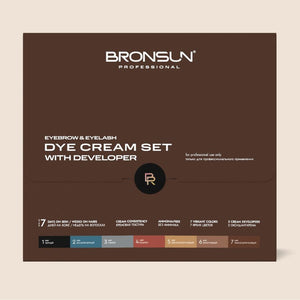 Augenbrauen Wimpernfarbe CREAM DYE SET von BRONSUN