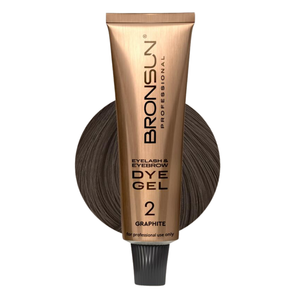 Augenbrauen Wimpern Gelfarbe DYE Graphite #2 - BRONSUN®