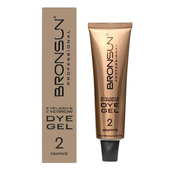 BRONSUN Hybrid Dye Gel Farbe 2 graphite Augenbrauenfarbe Verpackung