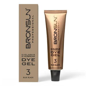 BRONSUN Hybrid Dye Gel Farbe 3 Blue Black Augenbrauenfarbe Verpackung