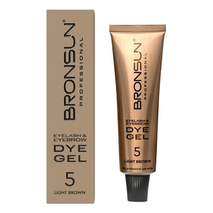 Augenbrauen Wimpern Gelfarbe DYE Light Brown #5 - BRONSUN