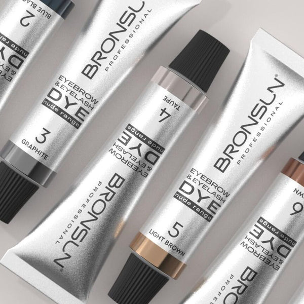NUDE RANGE Graphite #3 Cremefarbe für Augenbrauen & Wimpern  | Natürliche Farbergebnisse von BRONSUN®