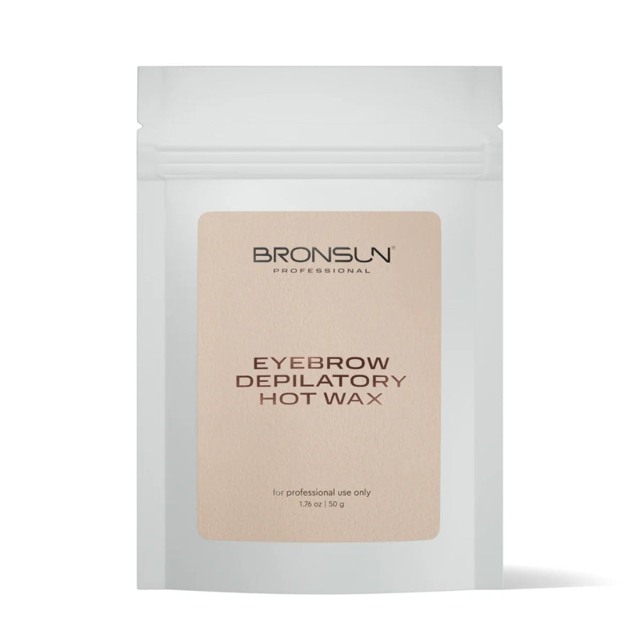 Augenbrauenwachs für professionelles Brow Waxing von BRONSUN, 50 g Tüte