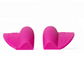 FreiAVIVER Silikonpads CURL- pink 4 paar