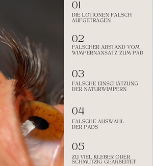 EBook: Die Top 5 Fehler beim Lashlifting