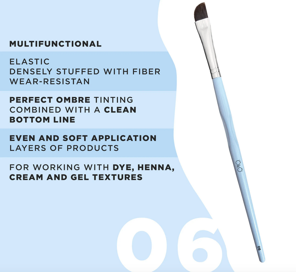 Pinsel 06 blau / Black Edt. - OkO Lash&Brow®
