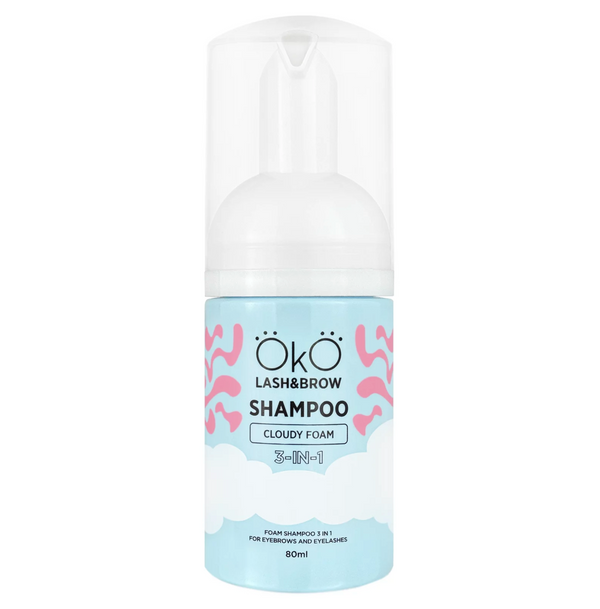 Augenbrauen und Wimpern Shampoo Cloudy Foam 3 in 1 - 80ml - OKO LASH&BROW®