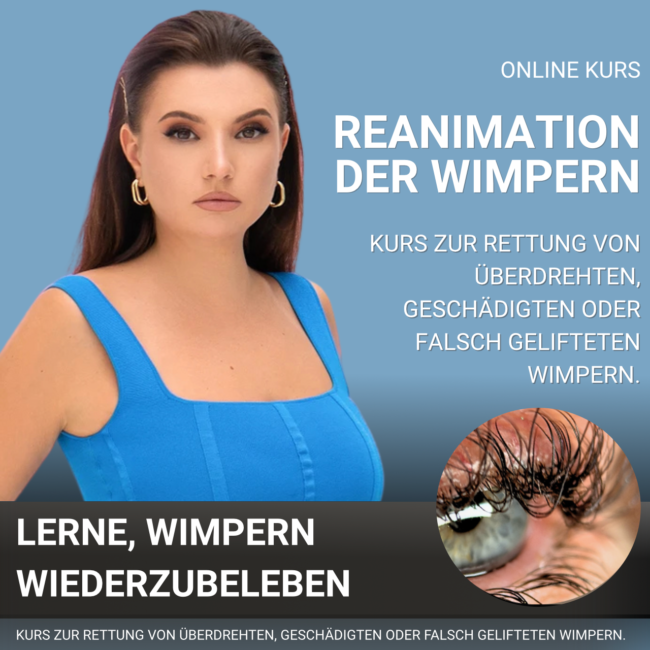 REANIMATION DER WIMPERN - Online Kurs