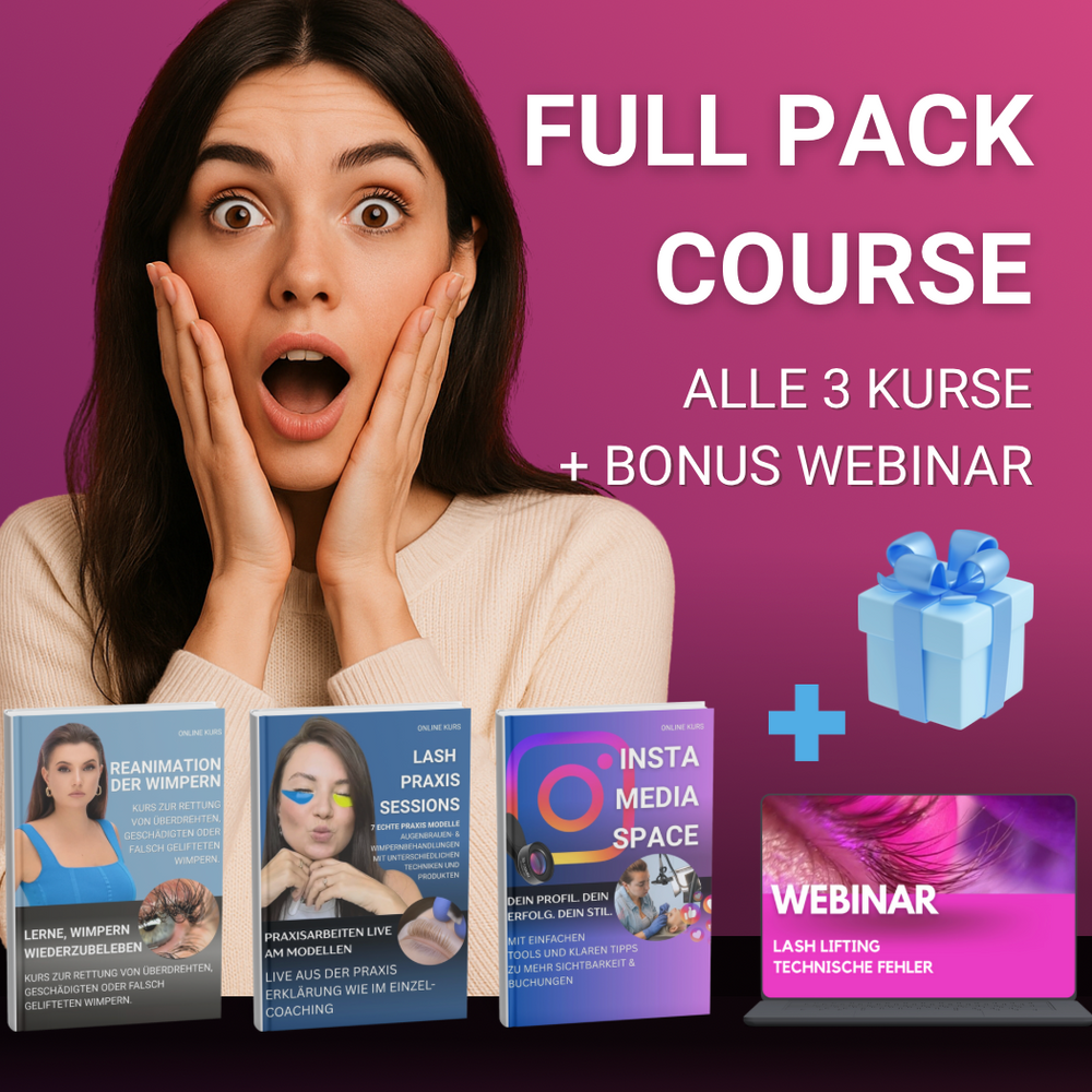 FULL PACK COURSE™ - 3 Kurse + Bonus-Webinar - Online Kurs
