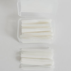 pure White Paper Strips 1.000 Stk. mit Cover Effekt - Papier Kompensator