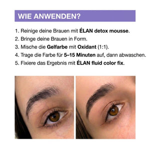 Augenbrauenfarbe Gel Tint - Graphite von ÉLAN 20ml