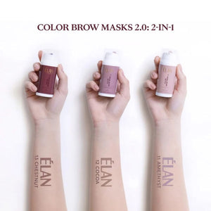 Farbpflege Color Brow Mask 2.0 von ÉLAN - 11 Amethyst