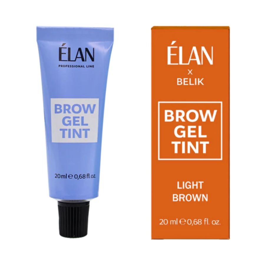 Augenbrauenfarbe Gel Tint - Light Brown von ÉLAN 20ml