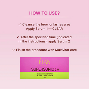 ÉLAN SUPERSONIC 2.0 Clear für Lifting Sachets