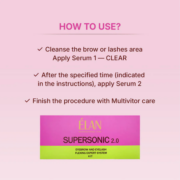 ÉLAN SUPERSONIC 2.0 Clear für Lifting Sachets
