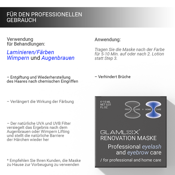 6 Sachets in der Box – ideal für die Nachbehandlung nach chemischen Wimpern- oder Brauenbehandlungen