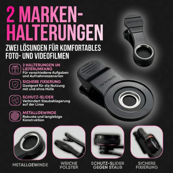 GritMACRO GX Pro Macrolinse für Smartphones