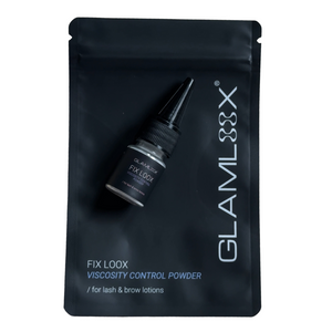 Wimpernlifting Kleber - Glueless Powder FixLoox von GLAMLOOX® - 5ml - Wimpernlifting Pulver
