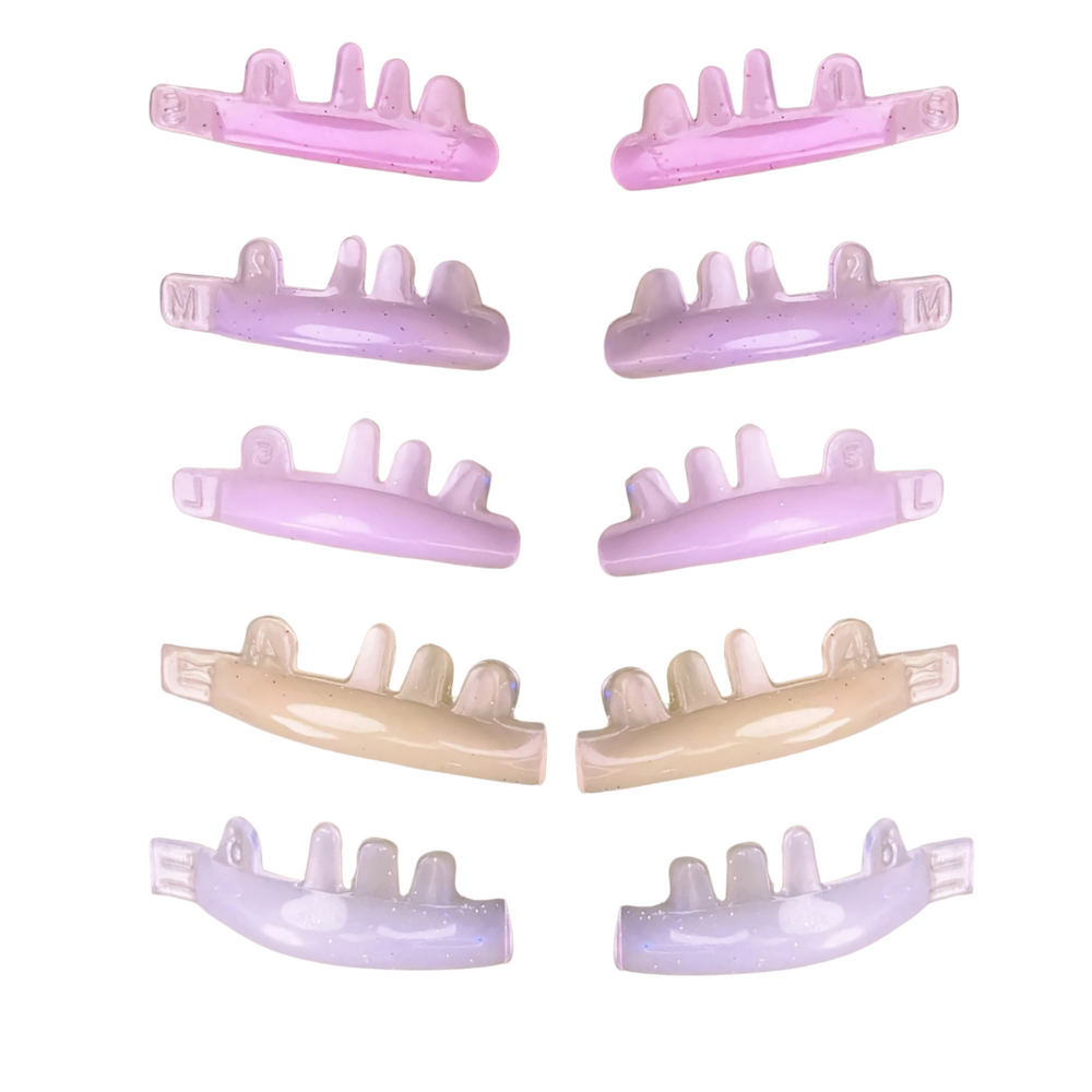 Kawaicurls - Silikonpads 7 Größen C Curl Glueless Koreanlashlifting