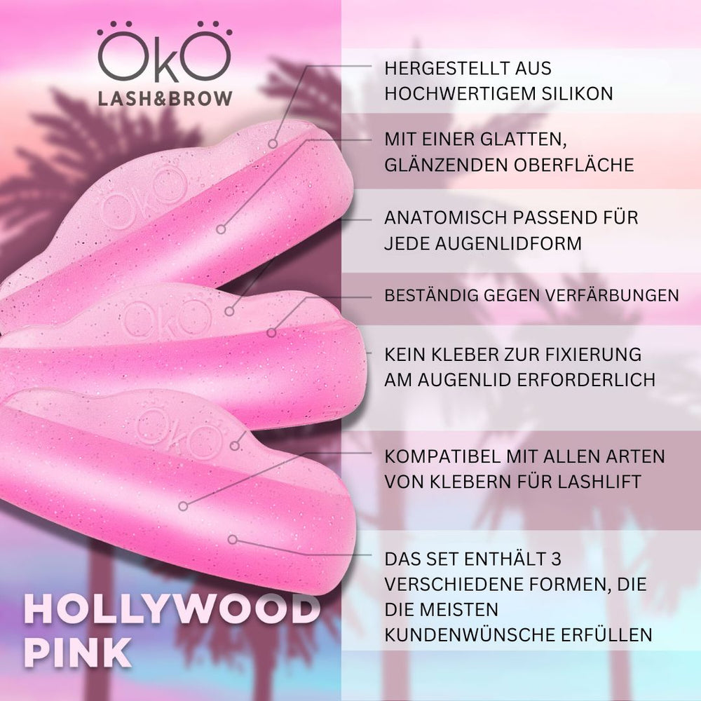 OkO lash&brow Lifting Pads Hollywood Pink