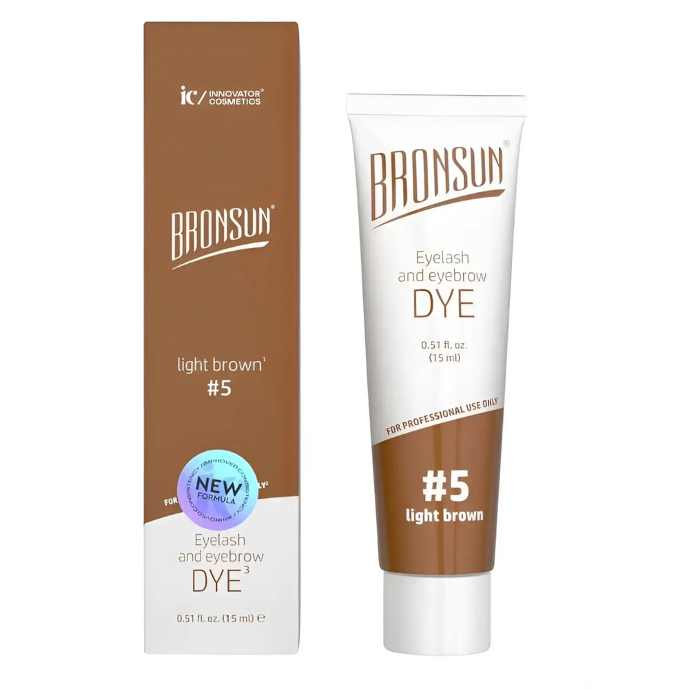 Augenbrauen Wimpern Gelfarbe DYE Light Brown #5 - BRONSUN®