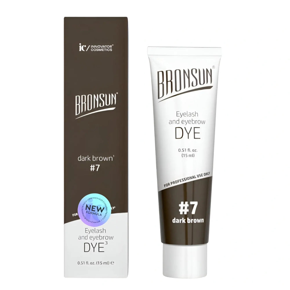 Augenbrauen Wimpern Gelfarbe DYE Dark Brown #7 - BRONSUN®