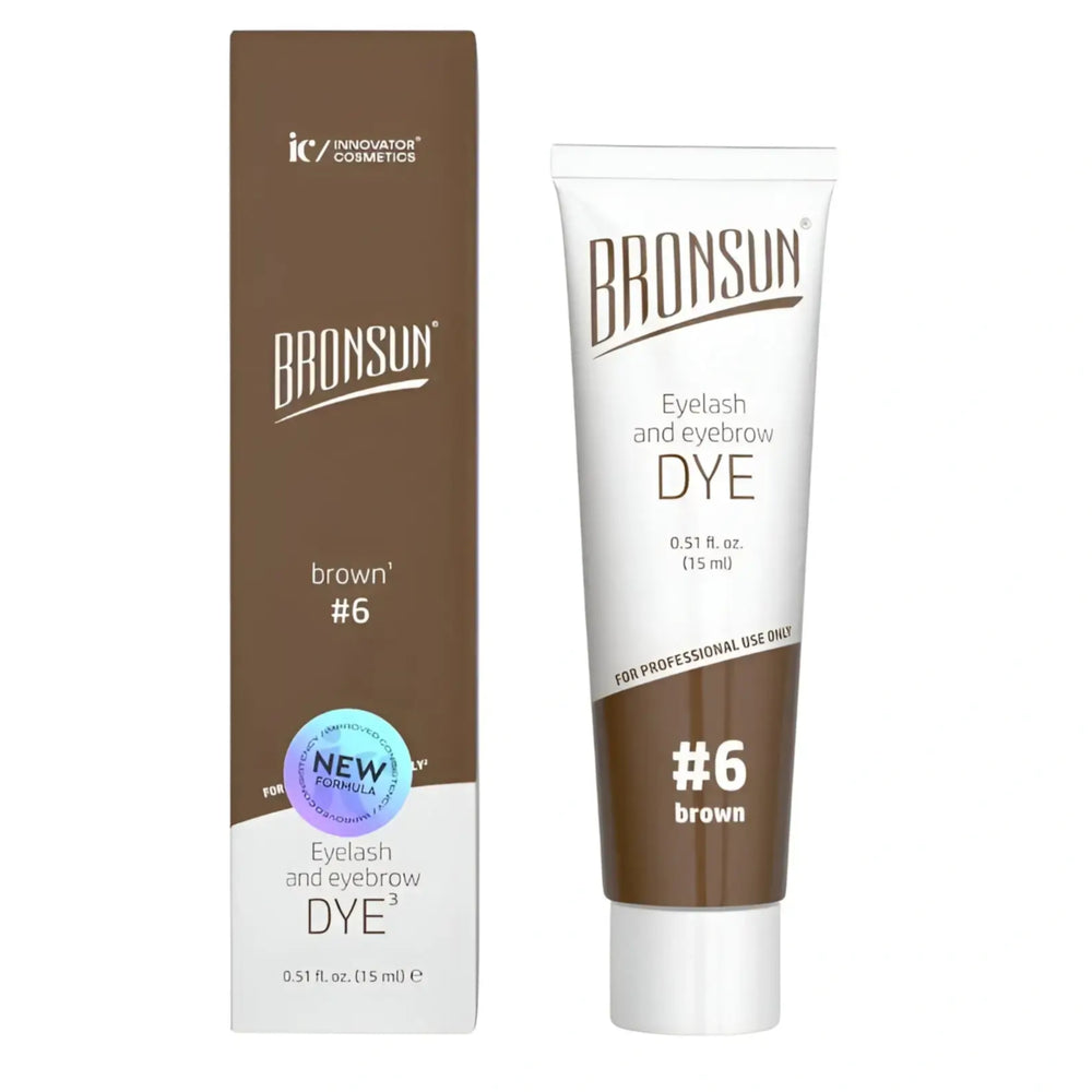 Augenbrauen Wimpern Gelfarbe DYE Brown #6 -BRONSUN®