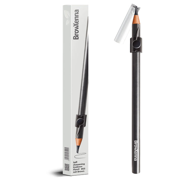 BrowXenna Self-Sharpening Augenbrauenstift #3 Ash Brown