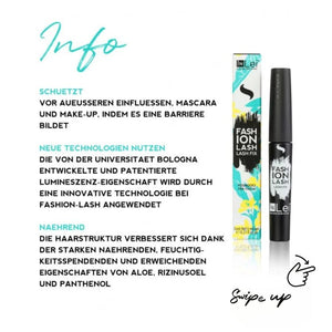 InLei® FASHION LASH – transparente Wimperntusche mit Pflege, Schutz vor Make-up und Umwelteinflüssen, feuchtigkeitsspendend