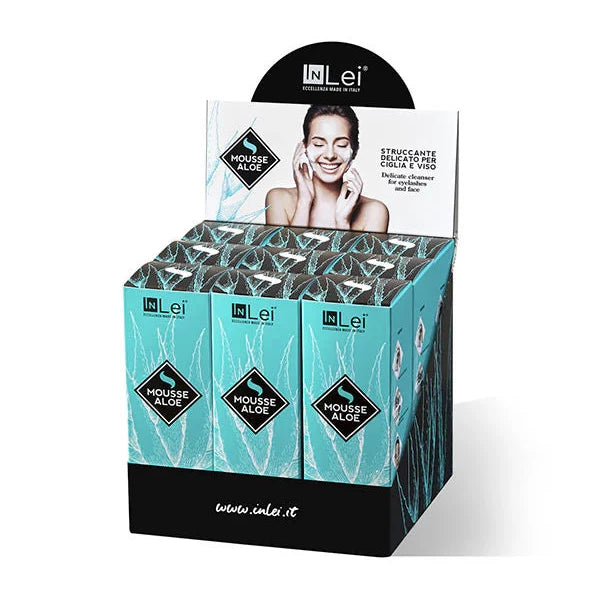 Augenbrauen Wimpern MOUSSE Display Aloe - InLei®