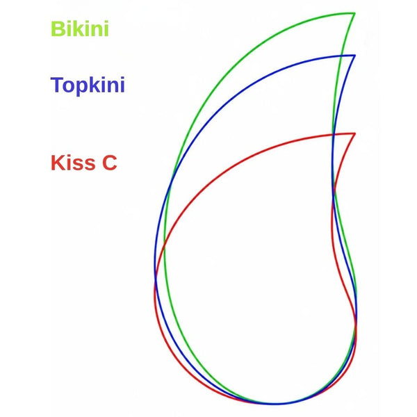 Koreanische Silikonpads Bikini CU - Curl von A.DAN