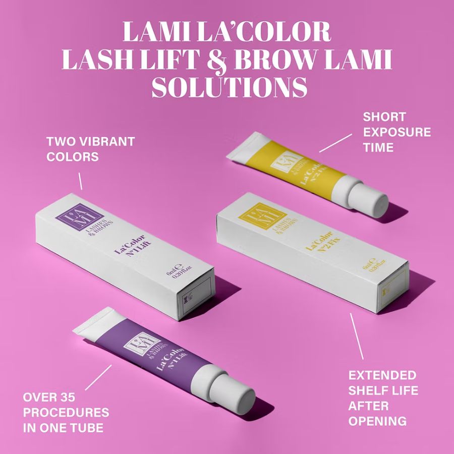 LAMI LASHES® La'Color Lotion Nr. 1 für Wimpernlifting -  Lift 6ml Tube